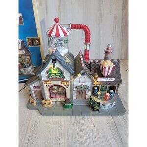 Lemax‎ Popping Power Bell's Gourmet Popcorn Factory village accessory xmas